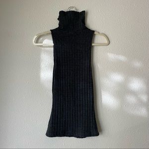 Silence + Noise Turtleneck Sleeveless Top